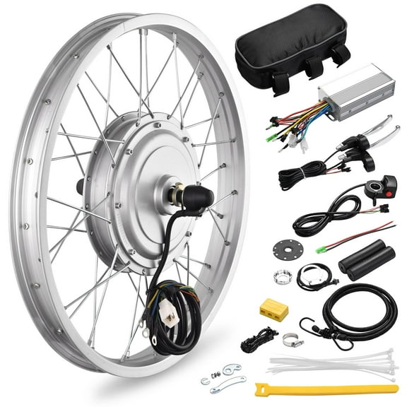 Yescom Electric Bike Conversion Kit Front Wheel 20" E-Bike Conversion Kit 36V 750W Ebike Wheel Kit