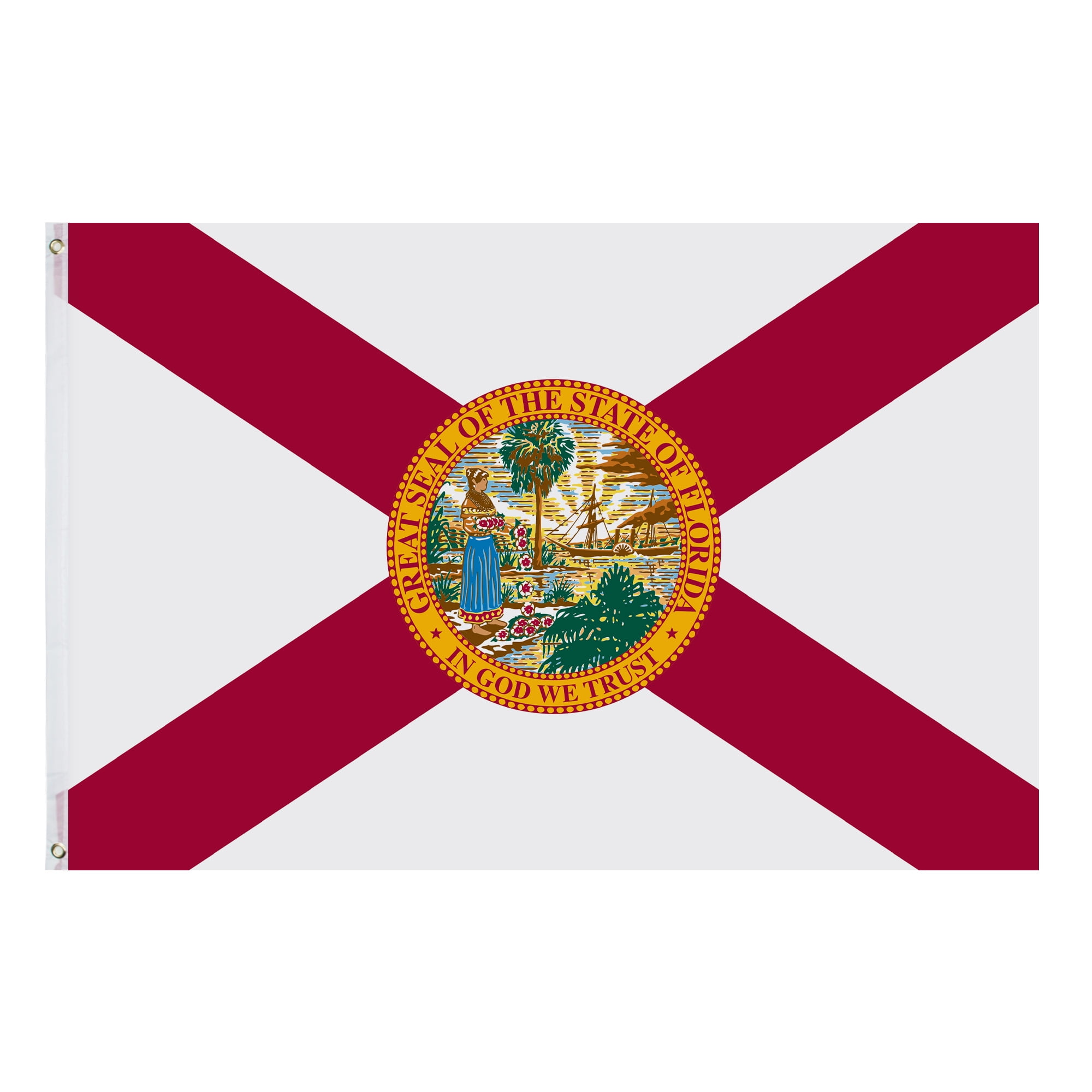 Yescom Florida State Flag 3x5 Ft Banner Double Sided Heavy Duty Polyester Fade Resistant Grommet Indoor Outdoor