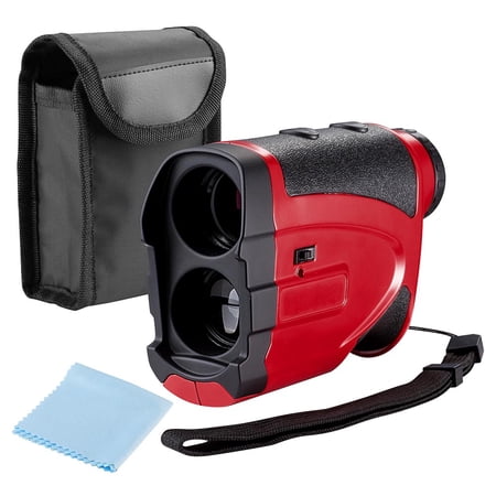 Yescom Golf Rangefinder, 1000 Yards 6X Laser Rangefinders, High-Precision Flag-Lock Speed Slope Angle Vibration Function Hunting Rangefinder Fit For Professional Golfer Red