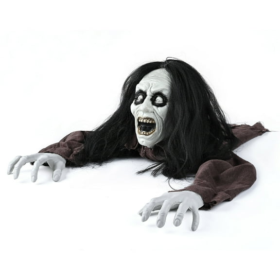Yescom Halloween Prop Zombie Groundbreaker w/ Sound & LED Eyes Party Decoration 2025