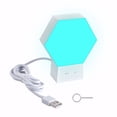 thumbnail image 1 of Yescom Hexagon Smart Light Modular LED Voice Music Control WIFI Dynamic Lamp Décor Gifts, 1 of 9