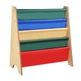 thumbnail image 1 of Yescom Kids Book Shelf Sling Storage Rack Organizer Bookcase Display Holder Natural, 1 of 7