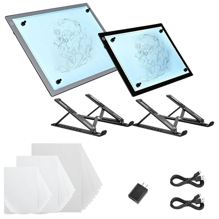 A3 LED Copy Drawing Tablet Dimmable Trace Light Pad Ultra-Thin Graphic Art  Light Pad Eye Protection for Tattoo Drawing/Sketching