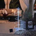 thumbnail image 1 of Yescom Munchkin Solar 2ft LED Spiral Tree Light 79 LEDs for Indoor Outdoor Holiday Christmas Decoration Cool White, 1 of 10