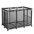 thumbnail image 1 of Yescom Pool Float Storage Outdoor Rolling Bin 48"x30"x34", Black, 1 of 9