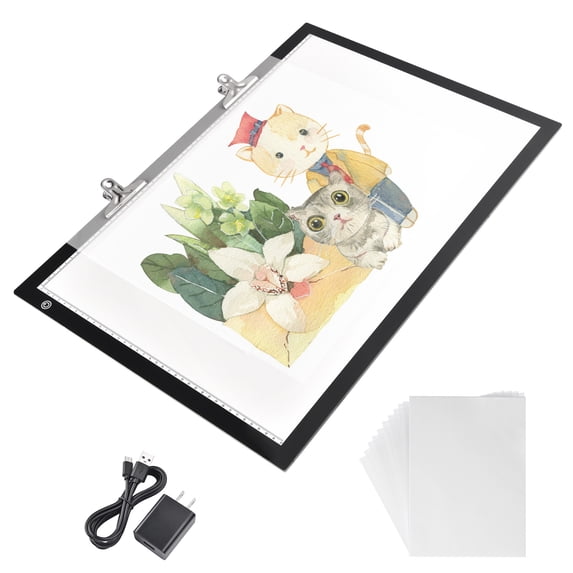 Yescom Portable A2 LED Light Box 25"x16" Copy Pad Tracing Drawing Board Dimming Sketch Diamond Artcraft