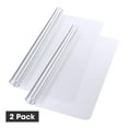 thumbnail image 1 of Yescom Clear Office Chair Mat for Hardwood 60"x46" Rectangle 2PCS Plastic Floor Protector for Rolling Desk Chairs 1/16" Thickness, 1 of 9