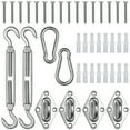 thumbnail image 1 of Yescom Rectangle Sun Shade Sail Hardware Kit 8" 304 Anti-Rust Stainless Steel M6 Accessory 40pcs for Outdoor Canopy, 1 of 12