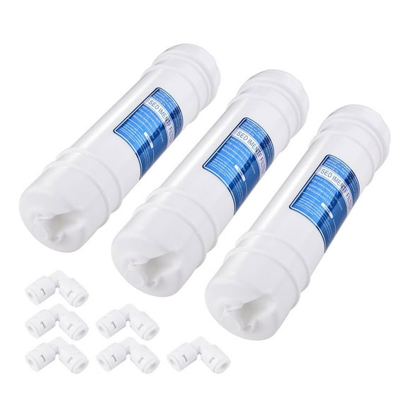 Yescom Replacement Water Filters PP GAC CTO RO UF Water Purifer Stage 1-3 3PCS