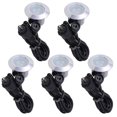 thumbnail image 1 of Yescom Set of 5 Warm White LED Deck Lights Outdoor Garden Malls Stair Landscape Lamps Low Voltage Waterproof, 1 of 7