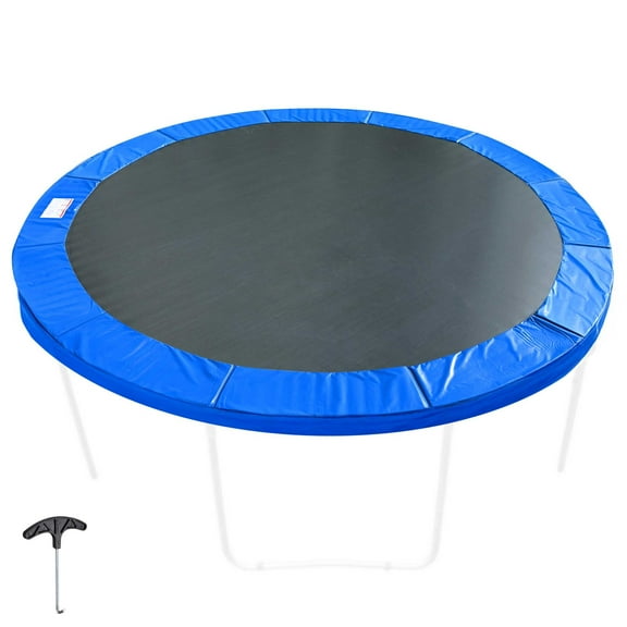 Yescom Trampoline Mat & Pad Replacement Kit w/ 72V-Ring for 14ft Round Trampoline Frame