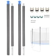 thumbnail image 1 of Yescom Universal Trampoline Replacement Enclosure Poles Accessories with Clamp and Hardware 2 Packs Fits Straight Pole Trampoline, 1 of 9