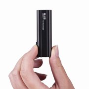 Yescool A2 Mini Metal Professional Dictaphone with Clip HD Child Safety Encryption Digital Voice Recorder Music Player Meeting Class Lecture Sound Audio recording-16GB