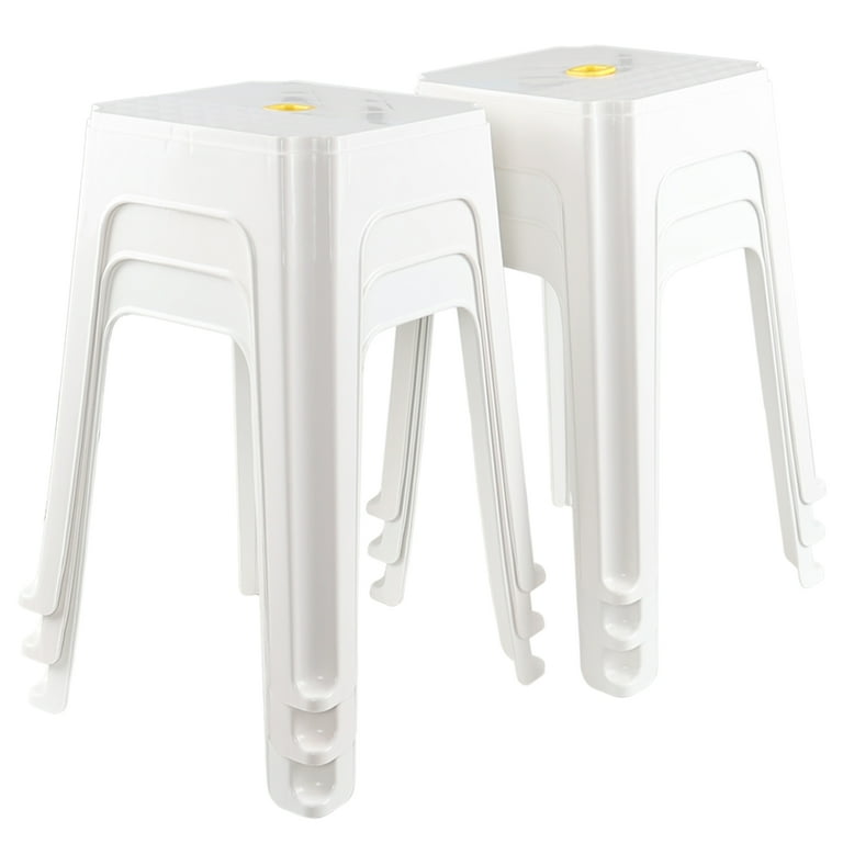 Yesdate Set of White Barstools Classroom Stools Kids Short