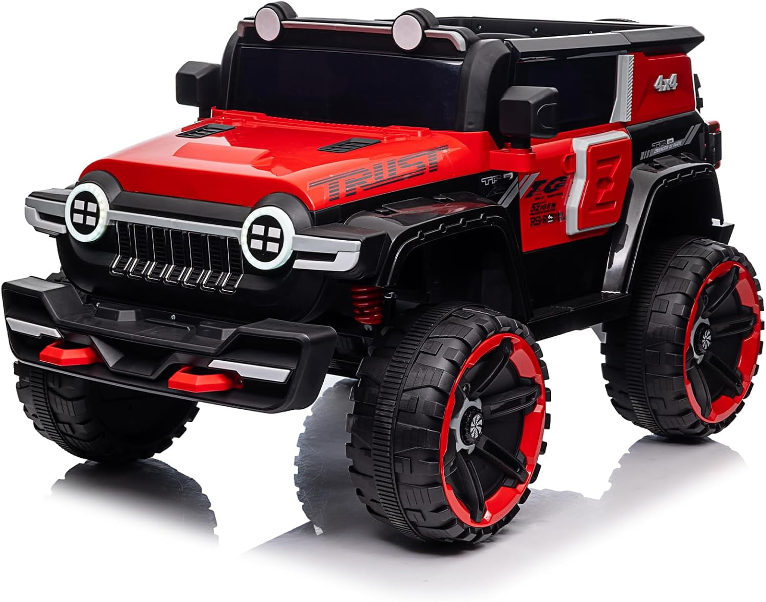 Yesfashion 12V Ride on Car FL-3588 Off-Road Vehicle Ride on Toy 25W*2 4 Wheeler Battery Powered Quad Toy Vehicle with Remote Control /MP3/ Suspension System /LED Lights/Off-Road Tires/etc