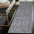 thumbnail image 1 of Yesfashion 2'3" x 8' Gray Runner Rug Contemporary Soft Low-Pile Non-Slip Modern Indoor Kitchen Runner Rug for Playroom Laundry, 1 of 6