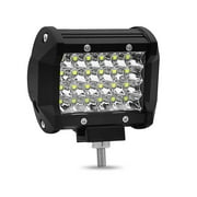 Yesfashion 200W 4" LED Combo Work Light Bar Spotlight Off-road Driving Fog Lamp for Truck Boat