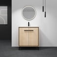 thumbnail image 1 of Yesfashion 24"/ 30" Single Sink Bathroom Vanity,with 2 Soft Closing Doors,Bathroom Vanity with Top Sink,Modern Bathroom Storage Cabinet for Home Bathroom Decoration, 1 of 10