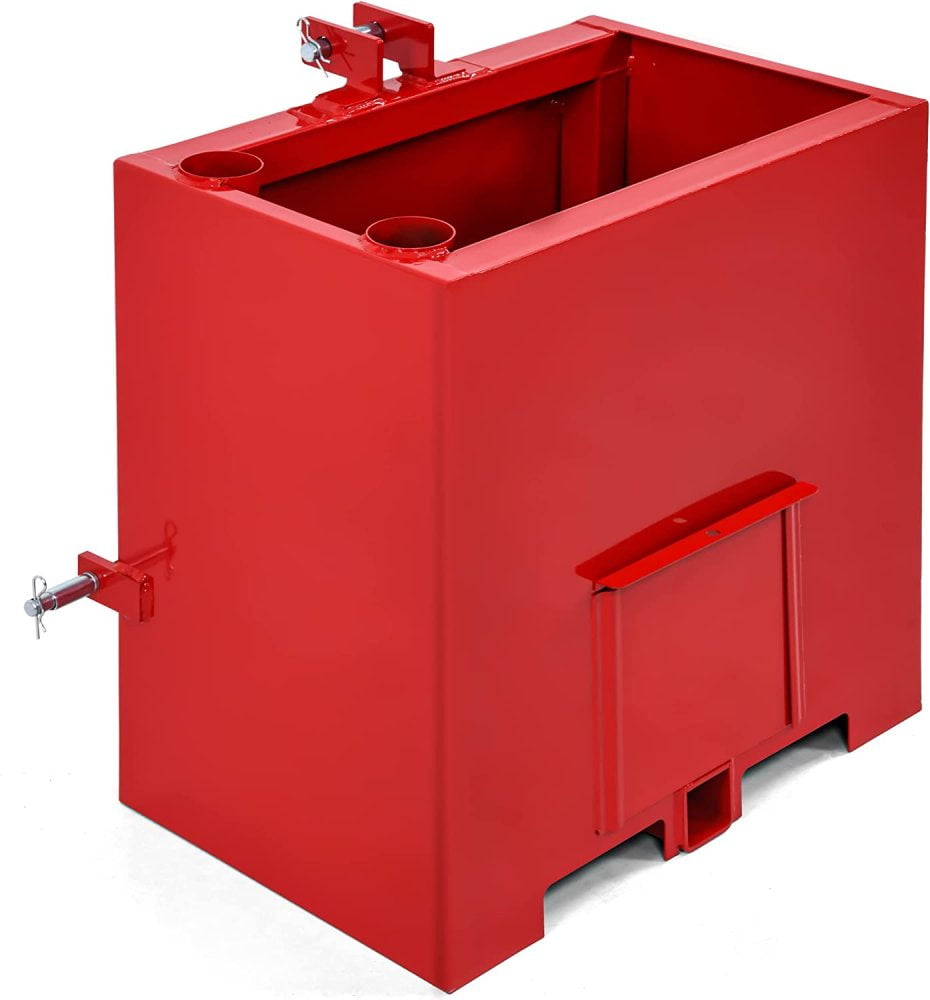 Yesfashion 3 Point Ballast Box, 800lbs Capacity, Standard 2 inch Hitch ...