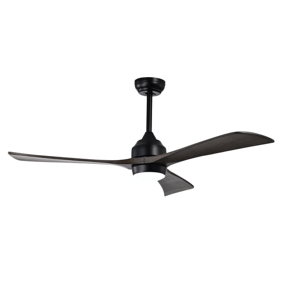 Yesfashion 52" Ceiling Fan Lights with 3 Blade Ceiling Fans 6 Speed Levels Remote Control Quiet DC Motor for Patio Living Room, Bedroom, Office, Indoor