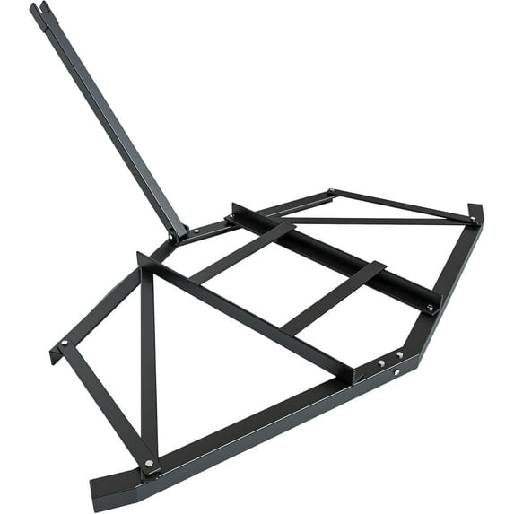 Yesfashion 72" Wide Driveway Drag with 2 Adjustable Bars , Heavy Duty Steel Driveway Drag Grader Harrow for ATV, UTV, Garden Lawn Tractors, Utility Tractors