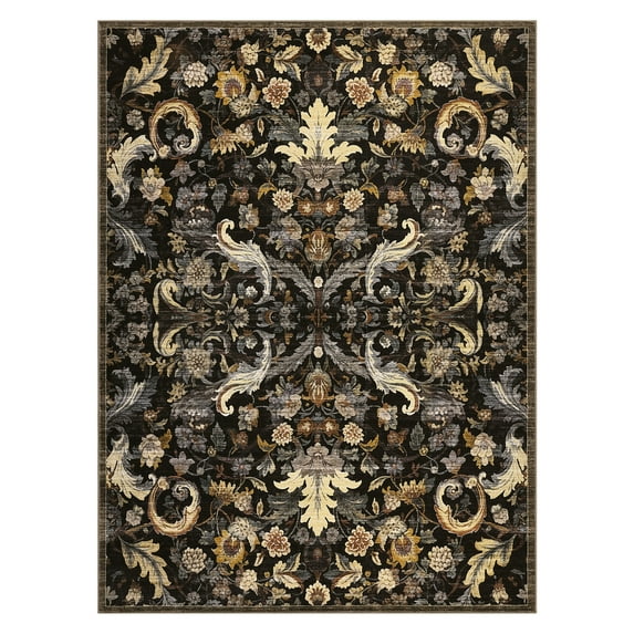 Yesfashion Area Rugs Washable Large Modern Abstract Living Room Rug Soft Anti Skid Carpets Persia