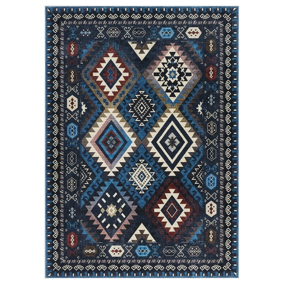 Yesfashion Area Rugs Washable Modern Abstract Living Room Soft Anti Skid Carpets Persia - Classic and timeless
