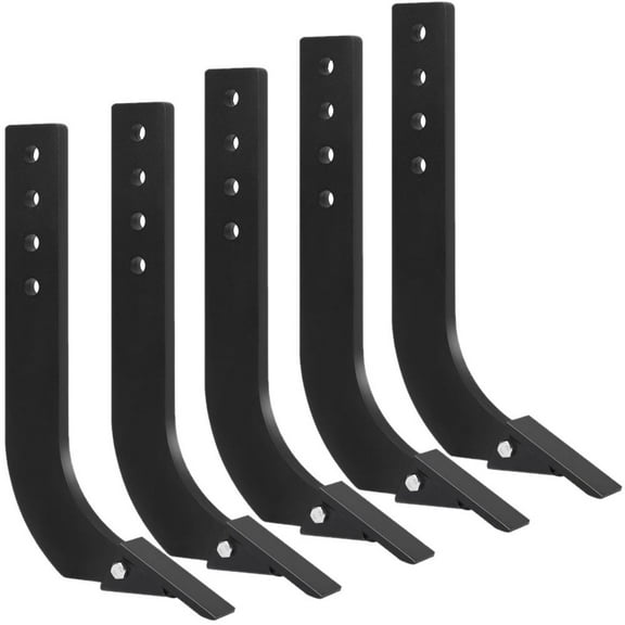 Yesfashion Box Blade for Tractor, 18 Inch Ripper Shanks for Box Blade, Box Blade Shank with 4 Holes, Ripper Point/Scarifier Tooth for Box Blade Shank 5Pc