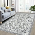 thumbnail image 1 of Yesfashion Carpets Area Rugs Washable 10'*13' Vintage Floral Area Rug Traditional Distressed Rug Indoor Throw Carpet Rug Non-Slip Low Pile Carpet Floor Decor,Multi Multicolor 10*13ft, 1 of 7