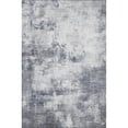 thumbnail image 1 of Yesfashion Carpets Area Rugs Washable 1150Gsm Velvet Pearl Velvet Washed Back Folded Imitation Print Carpet-Abstract-Chaos Impression Indigo 9*12ft, 1 of 1
