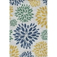 thumbnail image 1 of Yesfashion Carpets Area Rugs Washable 1150Gsm Velvet Pearl Velvet Washed Back Folding Simulation Printed Carpet Xm-Modern-Flying Leaf Dance Yellow Green Blue 8*10ft, 1 of 1