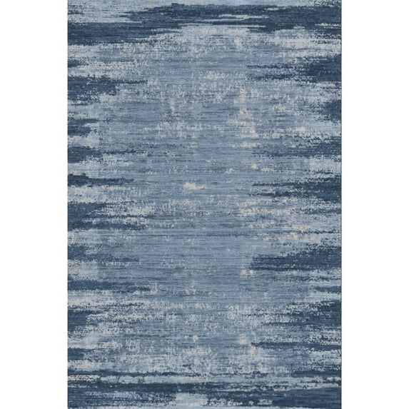 Yesfashion Carpets Area Rugs Washable 1150Gsm Velvet Pearl Velvet Washed Back Folding Simulation Printed Carpet-Abstract-Mountain Color Rippling Gray blue tone 9*12ft
