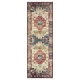 thumbnail image 1 of Yesfashion Carpets Area Rugs Washable 2'*6' Vintage Persian Runner Rug Medallion Print Hallway Rug Runner Soft Retro Distressed Floor Mat for Kitchen,Red/Beige Beige tone 2*6ft, 1 of 7