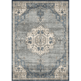 thumbnail image 1 of Yesfashion Carpets Area Rugs Washable 200G Pile (Total 980Gsm) Towel Pile Tpr Washed Folding Backing Carpet Persia-Haisheng Mingyue Gray blue 2ft*6ft, 1 of 1
