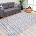 thumbnail image 1 of Yesfashion Carpets Area Rugs Washable 8'*10' Moroccan Bohemian Rug Indoor Geometric Floor Carpet Farmhouse Non Slip Low Pile Rug Bedroom,Gray Light grey 8*10ft, 1 of 7