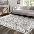 thumbnail image 1 of Yesfashion Carpets Area Rugs Washable 8'*10' Vintage Floral Area Rug Traditional Persian Machine Rugs Non-Slip Low Pile Accent Rug Carpet for Bedroom Dorm,Gray Green Gray green tone 8*10ft, 1 of 7