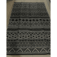 thumbnail image 1 of Yesfashion Carpets Area Rugs Washable Outdoor Rugs ,Double Sided Mat ,Waterproof and Sun Proof Plastic Grass Carpet for Backyard,Deck,Picnic Black and White 9*18ft A, 1 of 1
