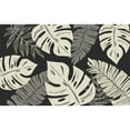 thumbnail image 1 of Yesfashion Carpets Area Rugs Washable Outdoor Rugs Reversible Mats Modern Chervon Plastic Straw Rug for Patio Waterproof Camping Rug Black 10ft, 1 of 1