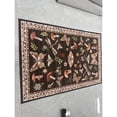 thumbnail image 1 of Yesfashion Carpets Area Rugs Washable Pearl Velvet Velvet (1150Gsm) Pearl Velvet Cotton Tpr Washed Folding Carpet-Modern-Grass And Warblers brown 9*12ft, 1 of 1