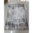 thumbnail image 1 of Yesfashion Carpets Area Rugs Washable Velvet (Total 1200Gsm) Pearl Velvet Cotton Tpr Washed Folding Backing Carpet Xm-Abstract-Gold Gray 5*7ft, 1 of 1