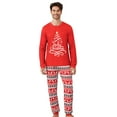 thumbnail image 1 of Yesfashion Christmas Pajamas for Men Christmas Pjs Matching Sets for Adults Holiday Xmas Sleepwear Set, 1 of 5