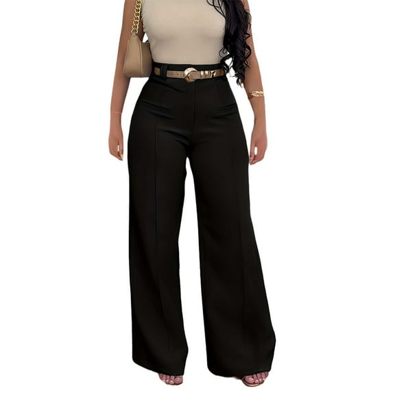 Yesfashion High Waisted Work Pants for Women Business Casual Outfits 2025 Office Dress Pants