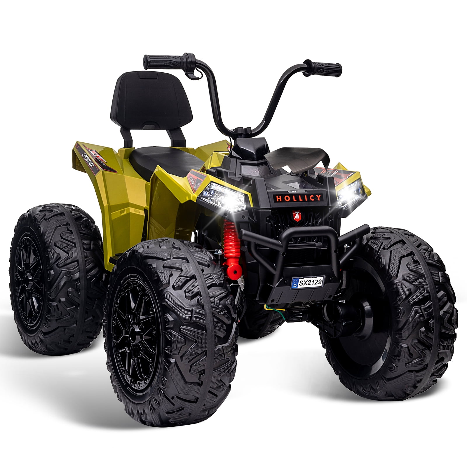 Yesfashion Kids 24V ATV Ride on Car 4WD Quad Electric Vehicle, 4x80W