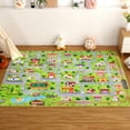 thumbnail image 1 of Yesfashion Kids Carpet Playmat Rug, Non Slip City Life Rug Educational Street Rugs, Road and Traffic Carpet Soft Area Rugs, 1 of 9