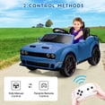 thumbnail image 1 of Yesfashion Kids Electric Car Licensed Dodge Challenger Ride On Car 12V Electric Vehicles Battery Powered with Remote Control, LED Lights, Bluetooth, MP3, 1 of 7