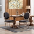 thumbnail image 1 of Yesfashion Kitchen Chairs Set Of 2, Mid Century Modern Upholstered Cushion Seat Armless Accent Chairs, Modern Dining Room Side Chairs, for Bedroom, Kitchen, 1 of 7