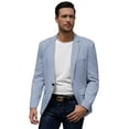 thumbnail image 1 of Yesfashion Mens Casual Blazer Sport Coats One Button Lightweight Knit Textured Suit Jackets for Men, 1 of 9