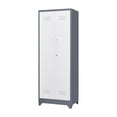 thumbnail image 1 of Yesfashion Metal Storage Cabinet With Lock, 73" Garage Storage Cabinet With 4 Adjustable Shelves, Locking Doors, Modern Tall Tool Organizer And Storage For Kitchen, 1 of 9
