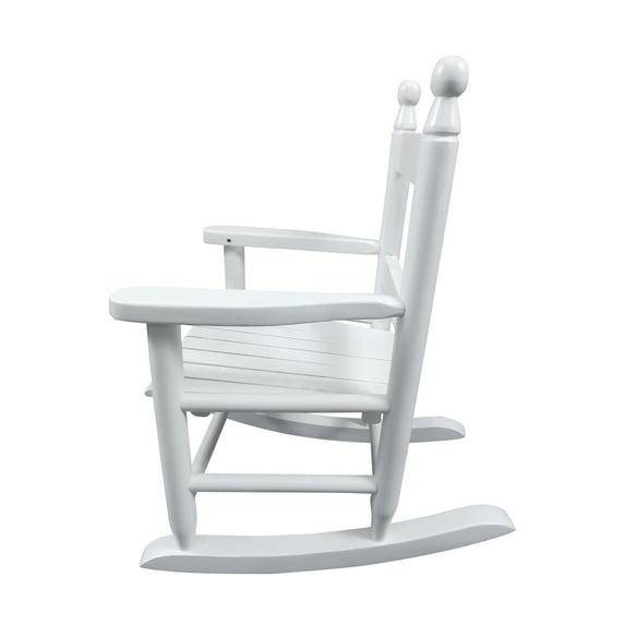 Yesfashion Nursery Rocking Chair Children's Glider Chair with Backrest Armrests Comfortable Rocker Seat Kids Rocker Chair Wooden Rocker for Living Room Bedroom Playroom Outdoor