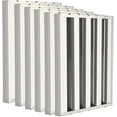 thumbnail image 1 of Yesfashion Range Hood Filters 19.5W x 23.5H Inch, 430 Stainless Steel 5 Grooves Commercial Hood Filter for Kitchen Exhaust Hoods, Pack of 6, 1 of 6